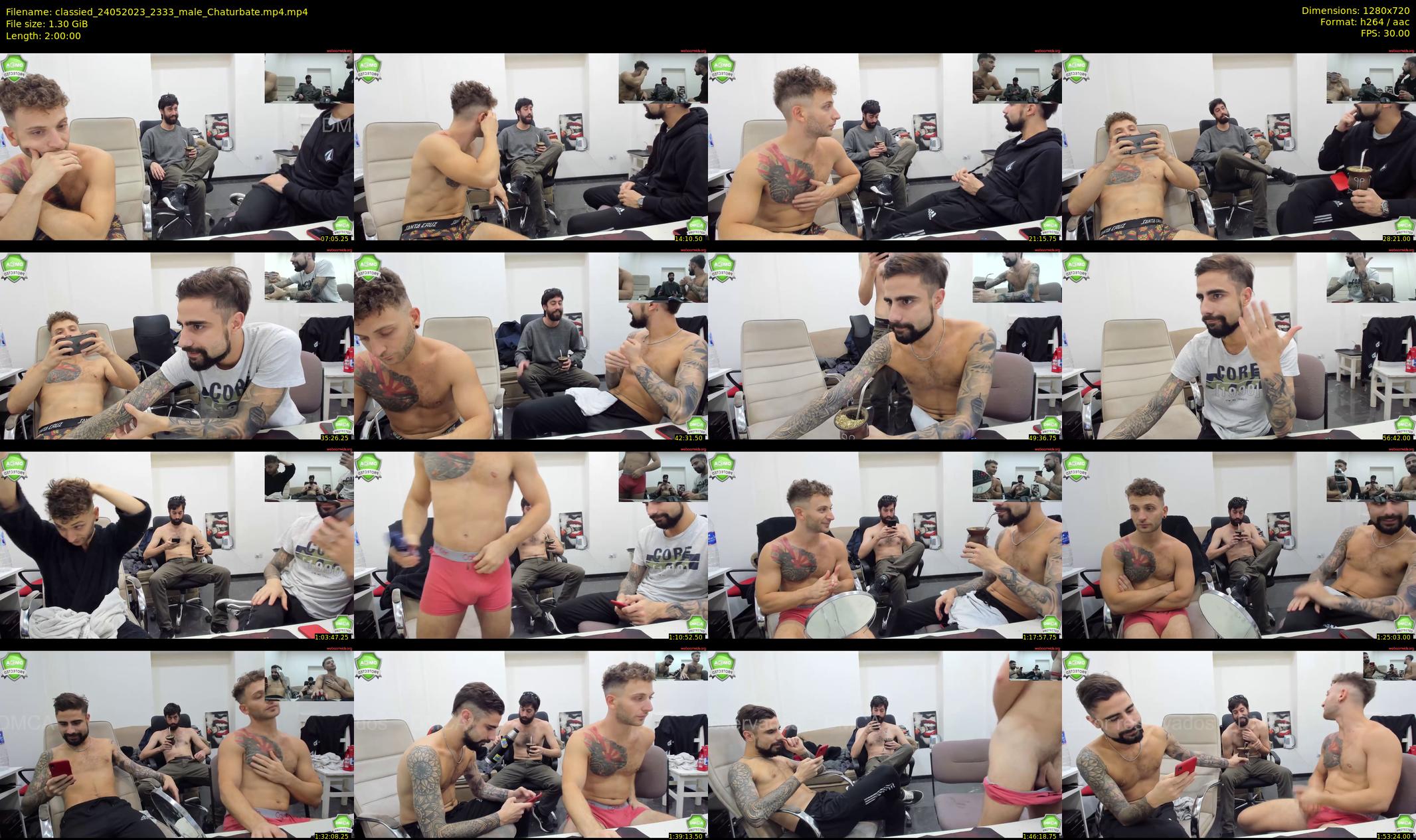 classied — 120 minute Chaturbate male cam show recording, 720p, May 24, 2023