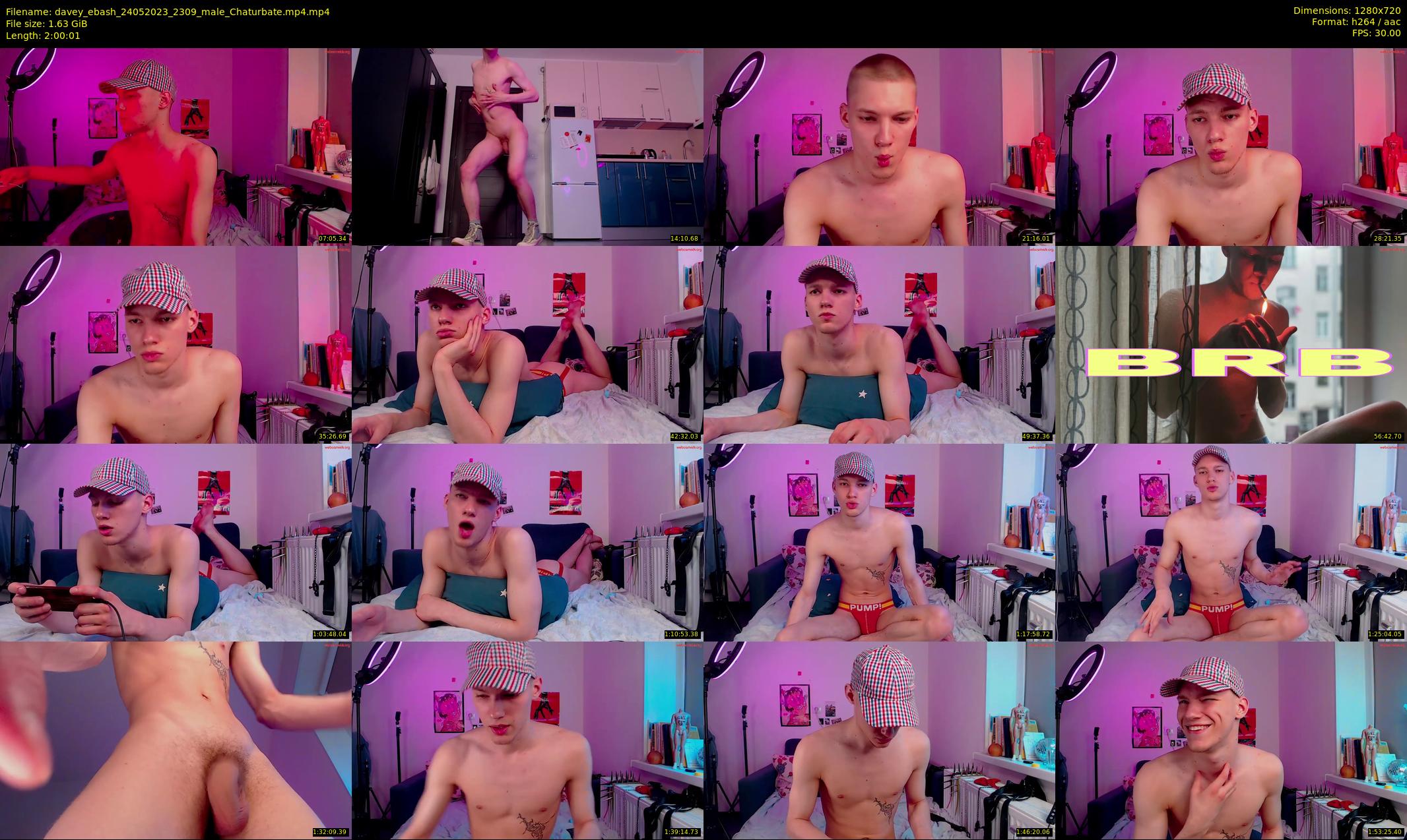 davey_ebash — 121 minute Chaturbate male cam show recording, 720p, May 24, 2023