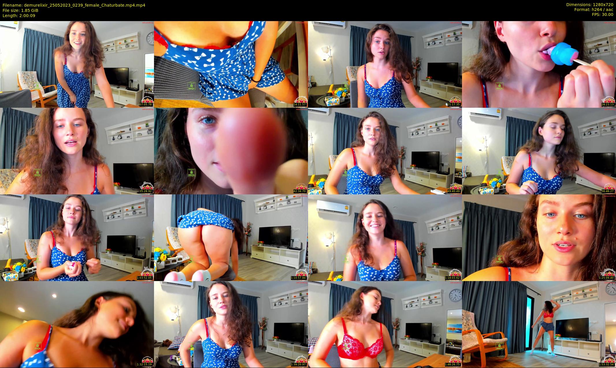 demurelixir — 121 minute Chaturbate female cam show recording, 720p, May 25, 2023