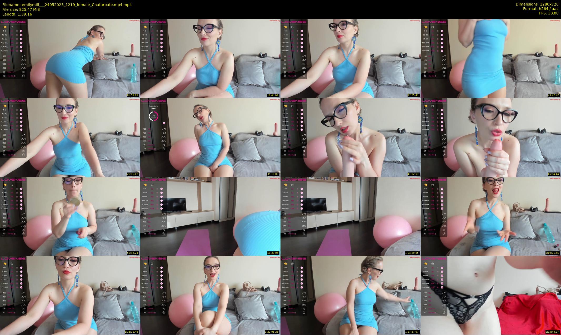 emilymilf__ — 100 minute Chaturbate female cam show recording, 720p, May 24, 2023