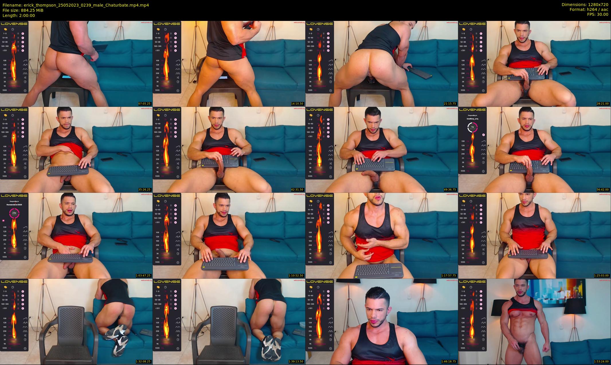 erick_thompson — 120 minute Chaturbate male cam show recording, 720p, May 25, 2023