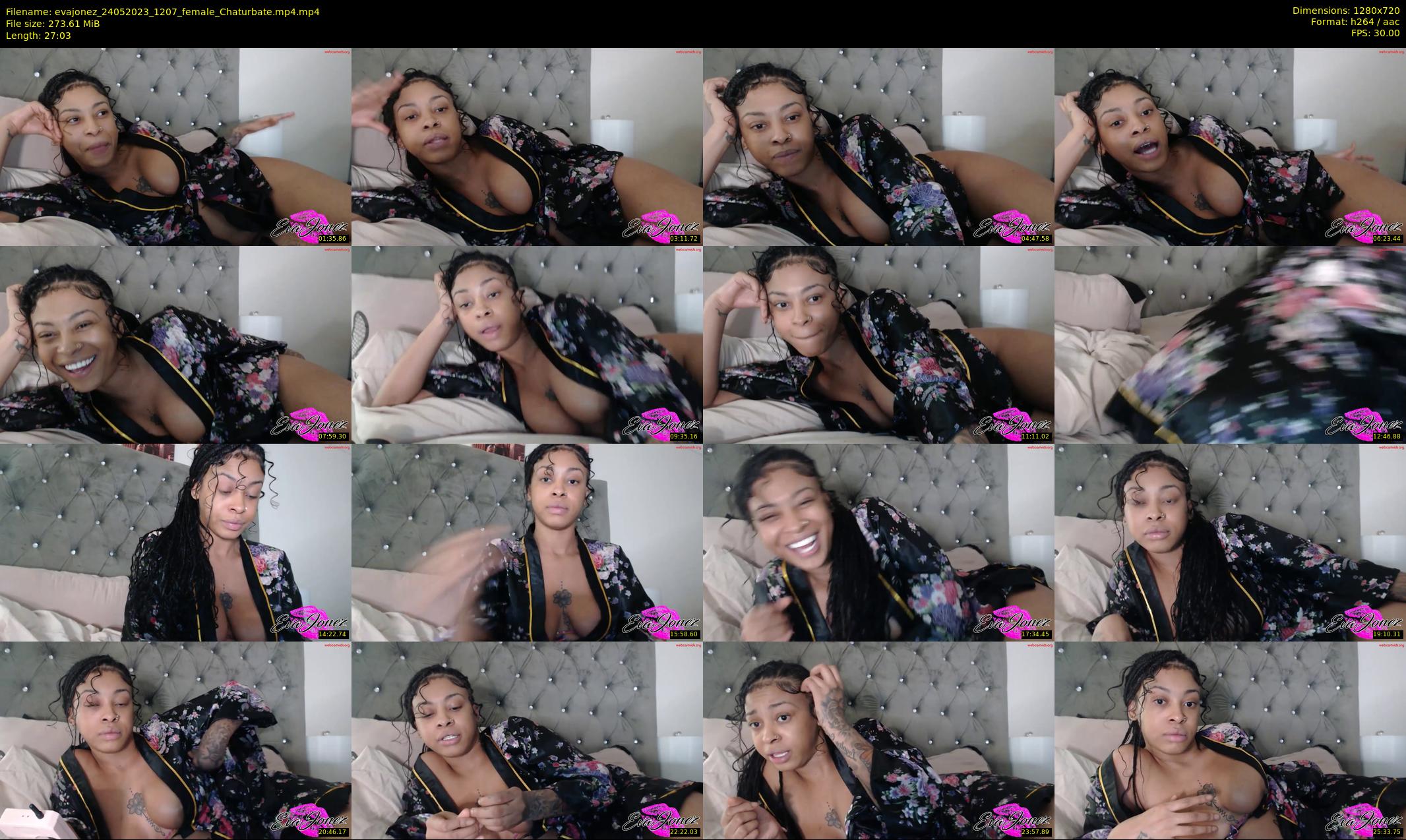 evajonez — 28 minute Chaturbate female cam show recording, 720p, May 24, 2023
