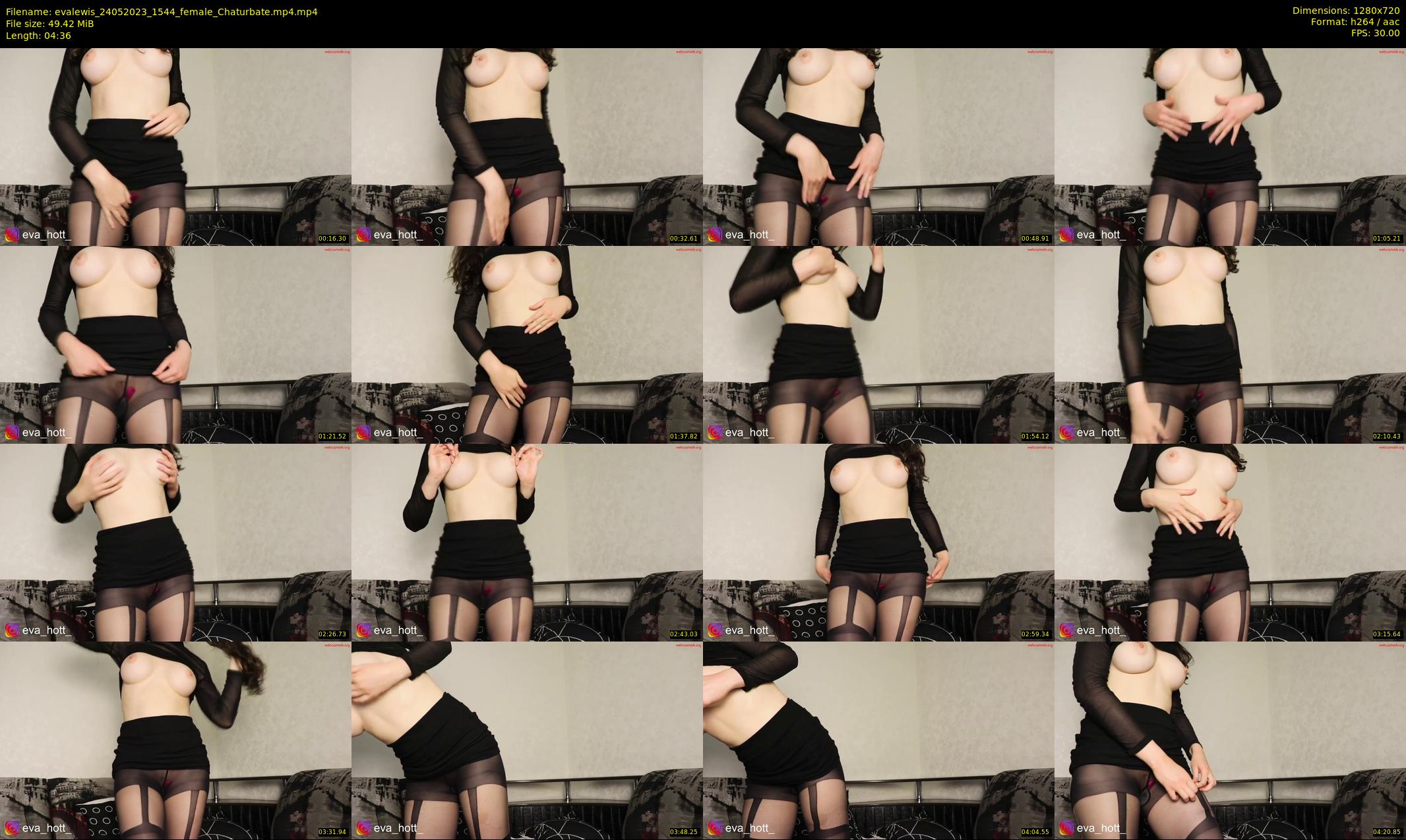 evalewis — 5 minute Chaturbate female cam show recording, 720p, May 24, 2023