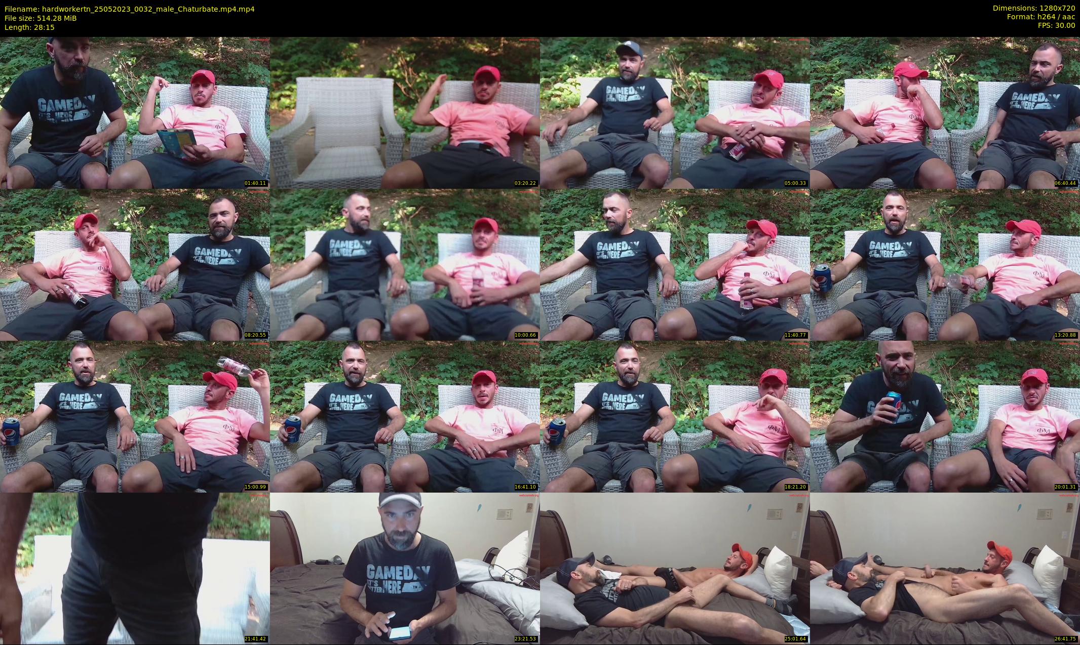 hardworkertn — 29 minute Chaturbate male cam show recording, 720p, May 25, 2023