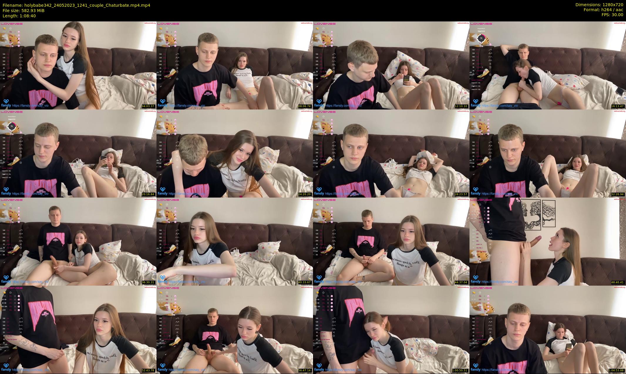 holybabe342 — 69 minute Chaturbate couple cam show recording, 720p, May 24, 2023
