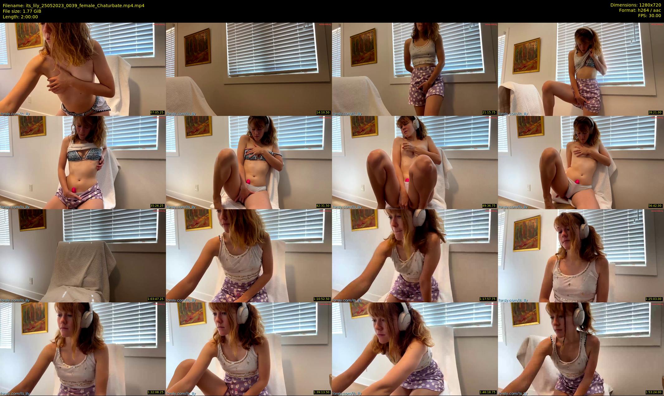 its_lily — 120 minute Chaturbate female cam show recording, 720p, May 25, 2023