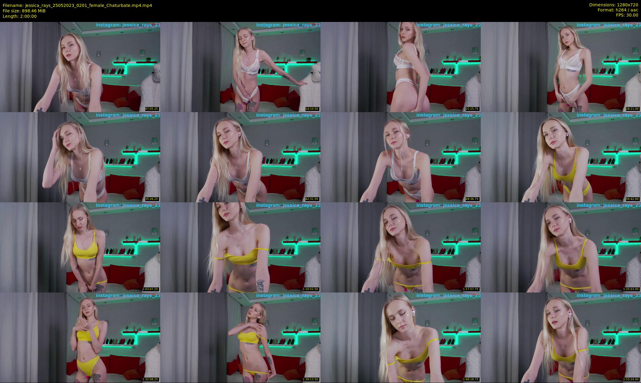 jessica_rays — 120 minute Chaturbate couple cam show recording, 720p, May 25, 2023