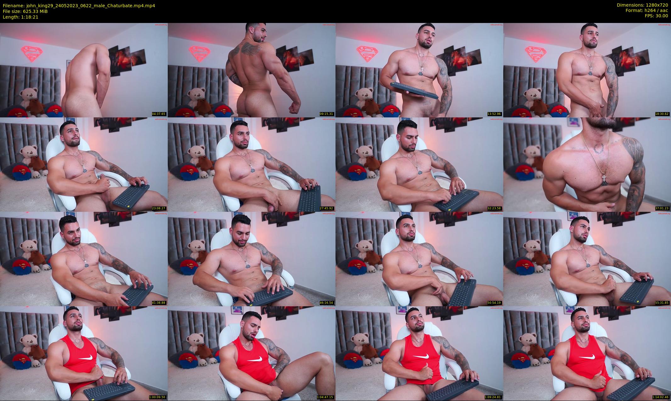john_king29 — 79 minute Chaturbate male cam show recording, 720p, May 24, 2023
