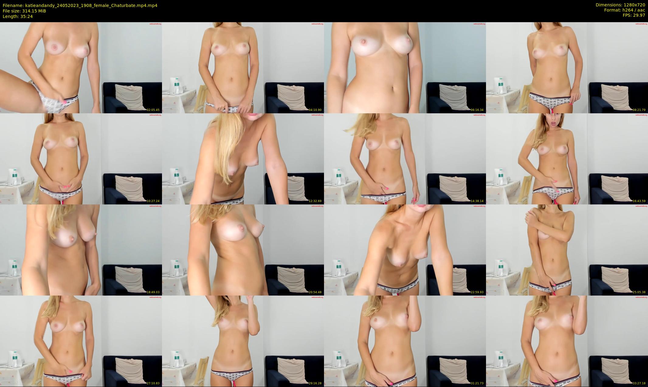 katieandandy — 36 minute Chaturbate female cam show recording, 720p, May 24, 2023