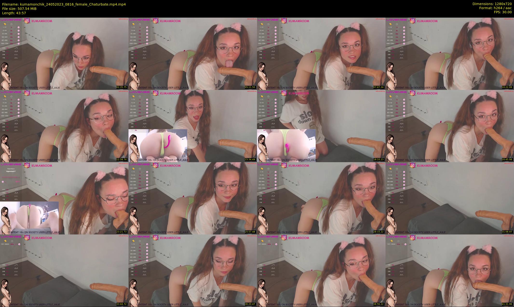 kumamonchik — 44 minute Chaturbate couple cam show recording, 720p, May 24, 2023
