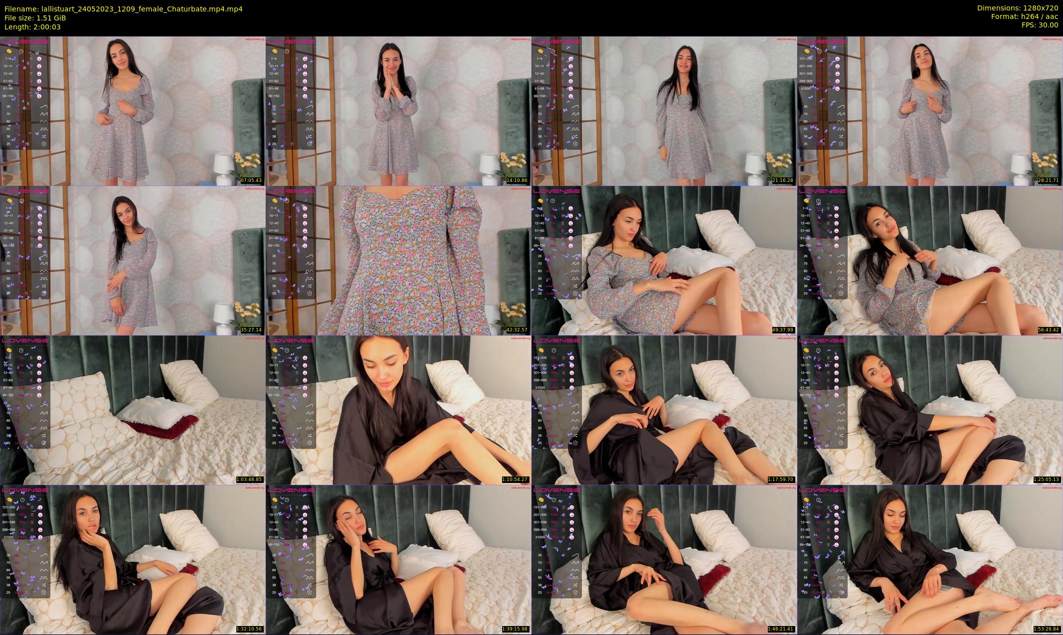 lallistuart — 121 minute Chaturbate female cam show recording, 720p, May 24, 2023