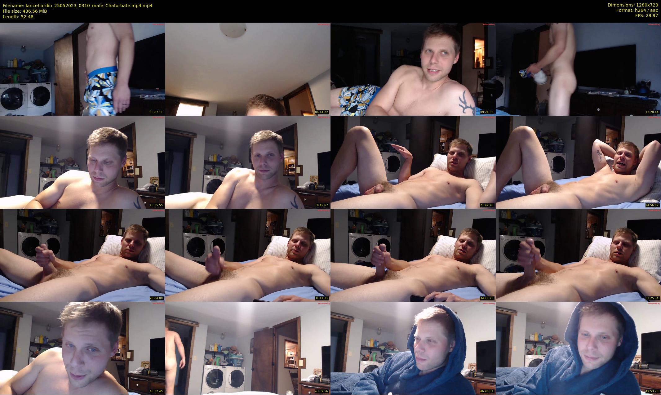 lancehardin — 53 minute Chaturbate male cam show recording, 720p, May 25, 2023