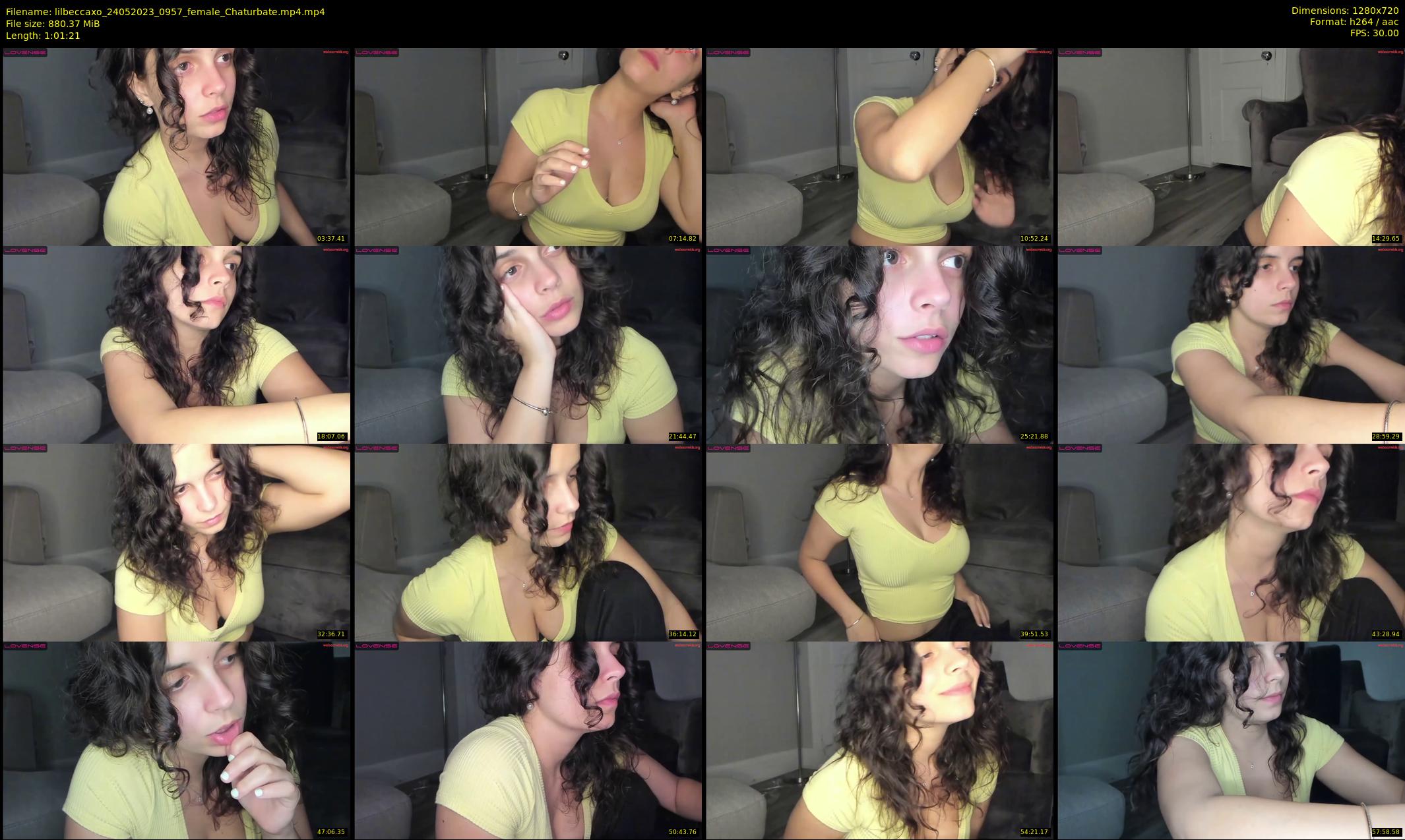 lilbeccaxo — 62 minute Chaturbate female cam show recording, 720p, May 24, 2023