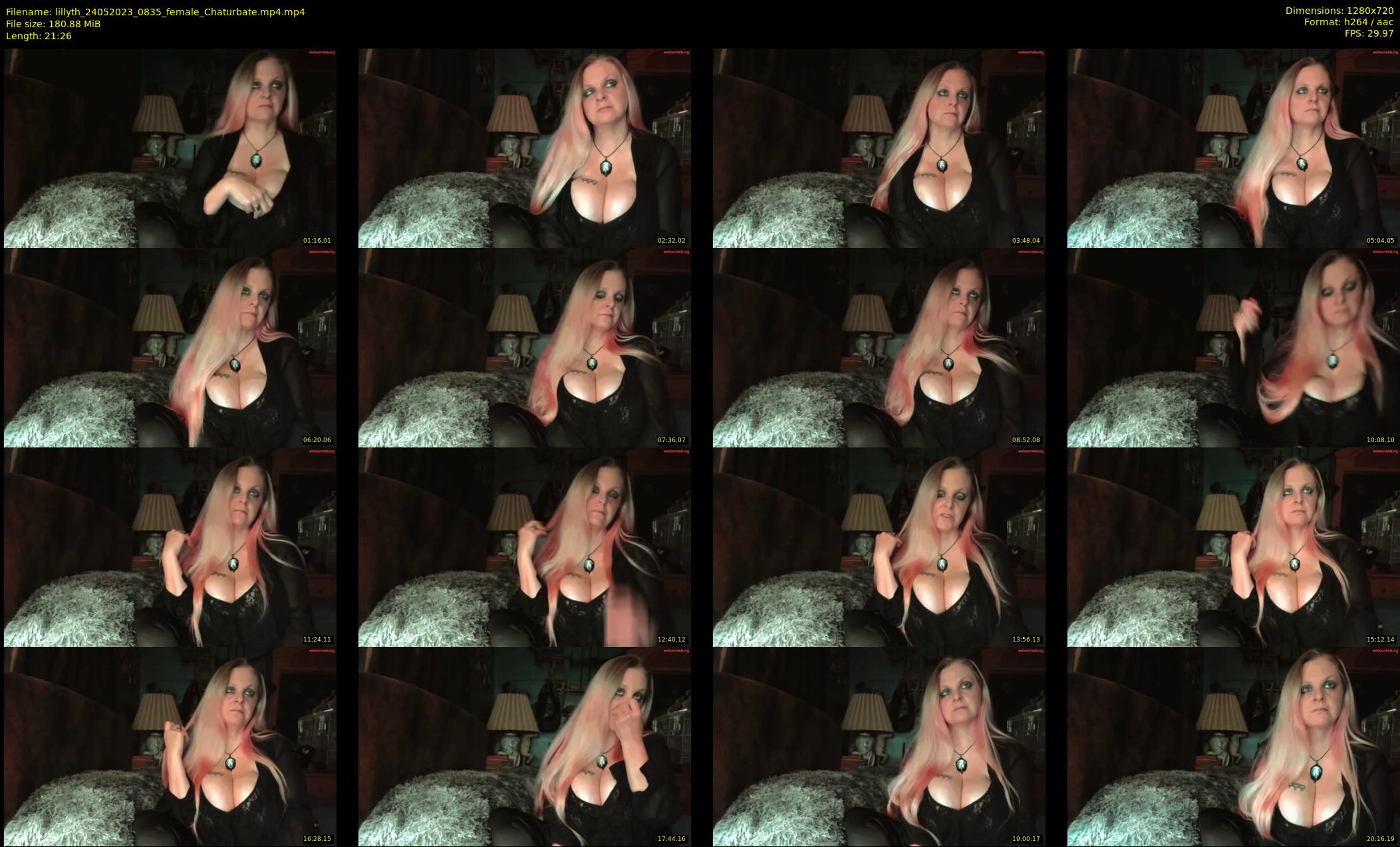 lillyth — 22 minute Chaturbate female cam show recording, 720p, May 24, 2023