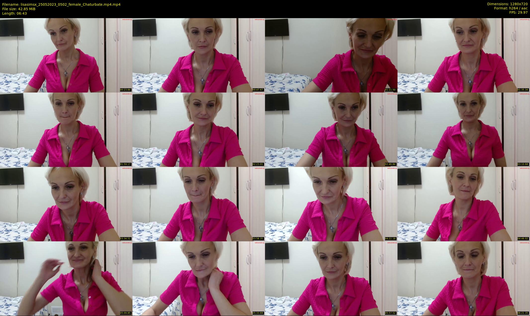 lisasimsx — 7 minute Chaturbate female cam show recording, 720p, May 25, 2023