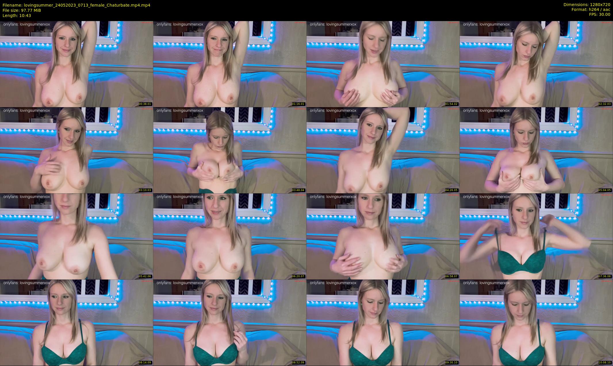 lovingsummer — 11 minute Chaturbate female cam show recording, 720p, May 24, 2023