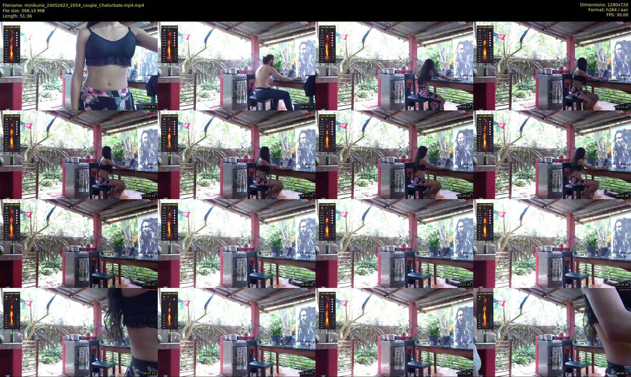 minikunis — 52 minute Chaturbate couple cam show recording, 720p, May 24, 2023