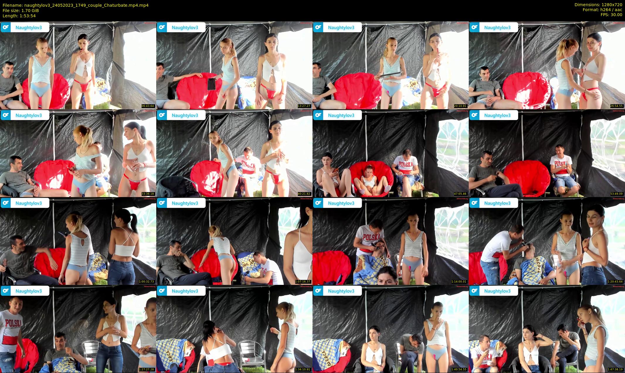 naughtylov3 — 114 minute Chaturbate couple cam show recording, 720p, May 24, 2023