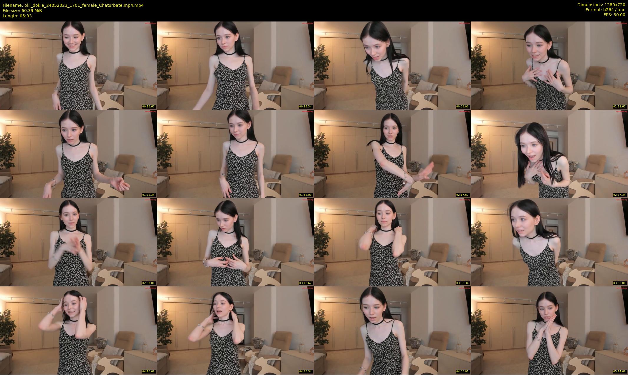 oki_dokie — 6 minute Chaturbate female cam show recording, 720p, May 24, 2023
