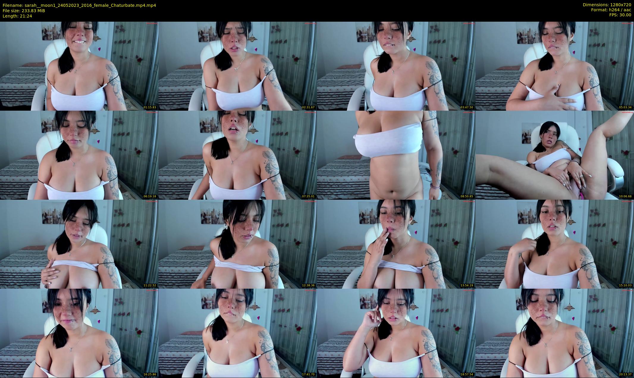 sarah__moon1 — 22 minute Chaturbate female cam show recording, 720p, May 24, 2023