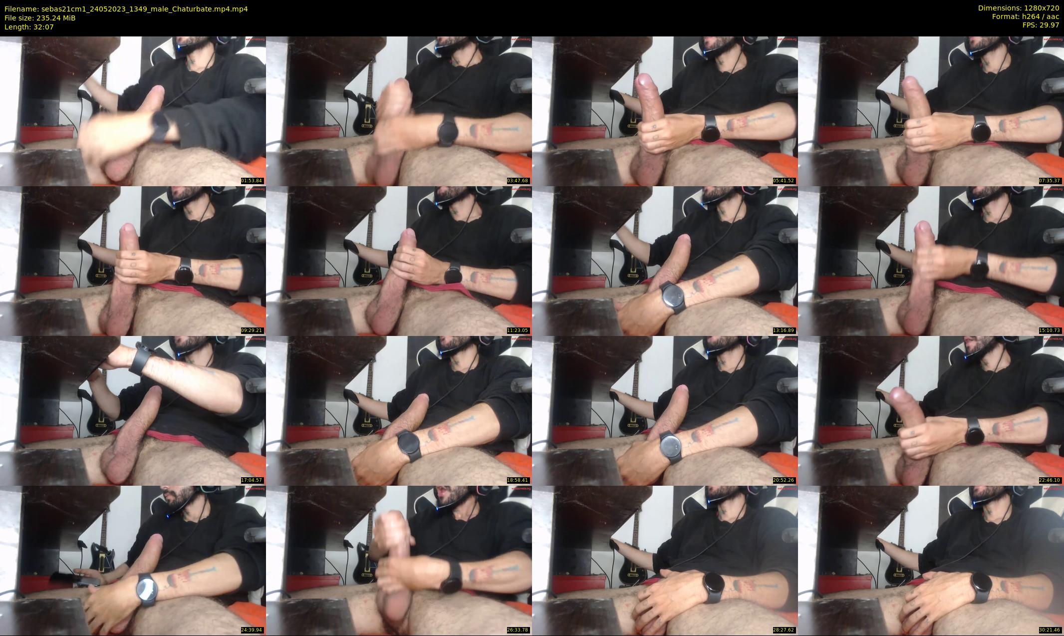 sebas21cm1 — 33 minute Chaturbate male cam show recording, 720p, May 24, 2023