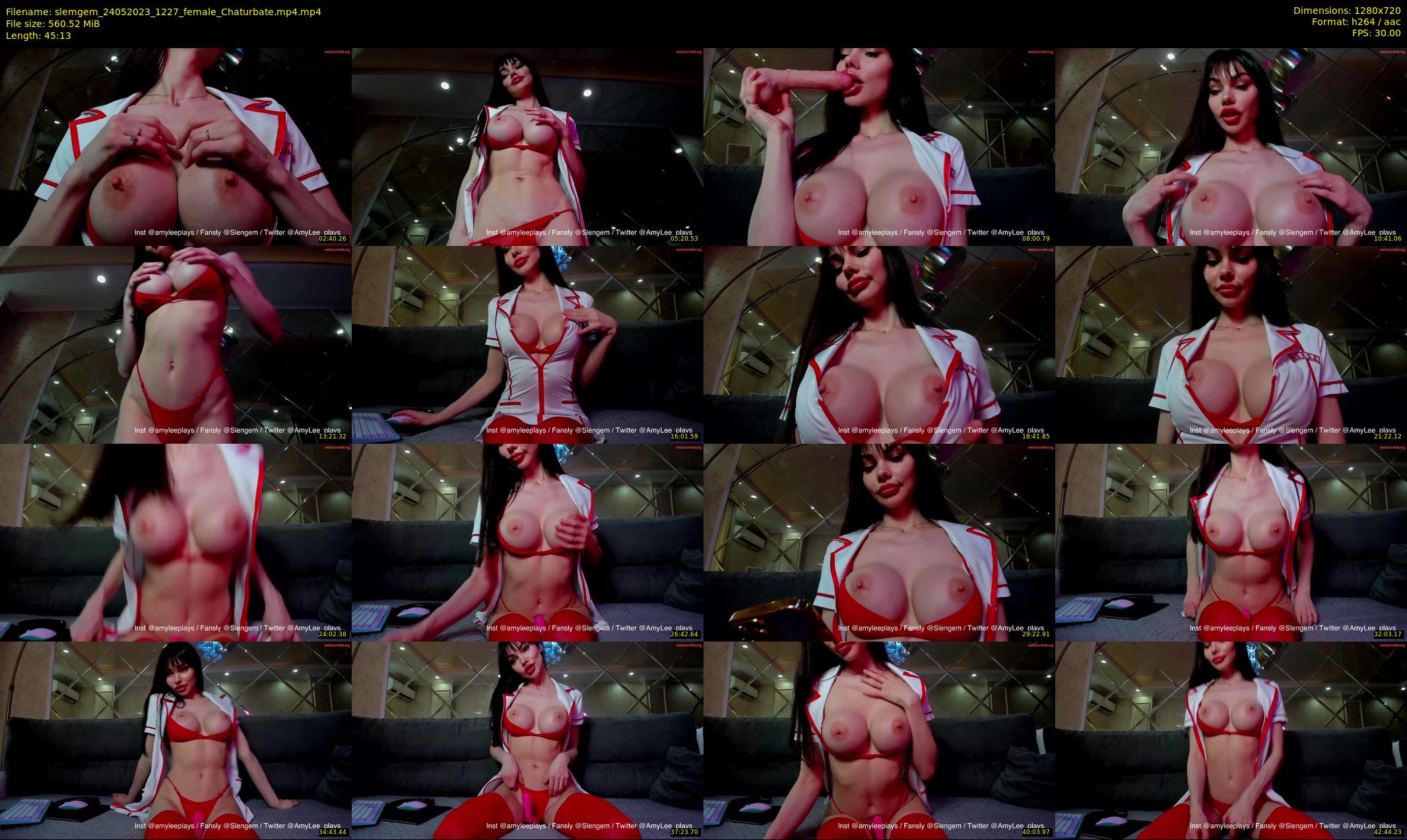 slemgem — 46 minute Chaturbate couple cam show recording, 720p, May 24, 2023
