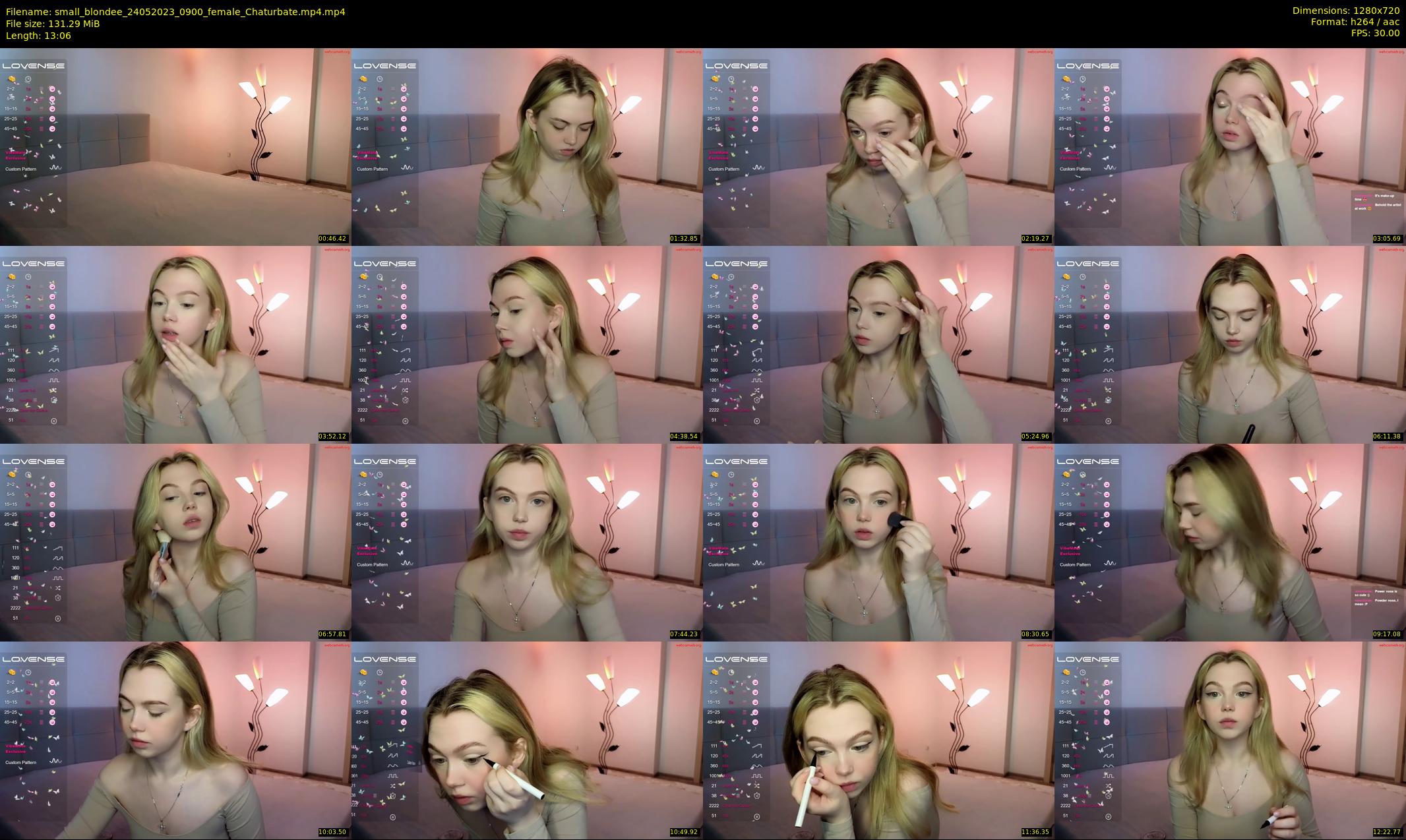 small_blondee — 14 minute Chaturbate female cam show recording, 720p, May 24, 2023