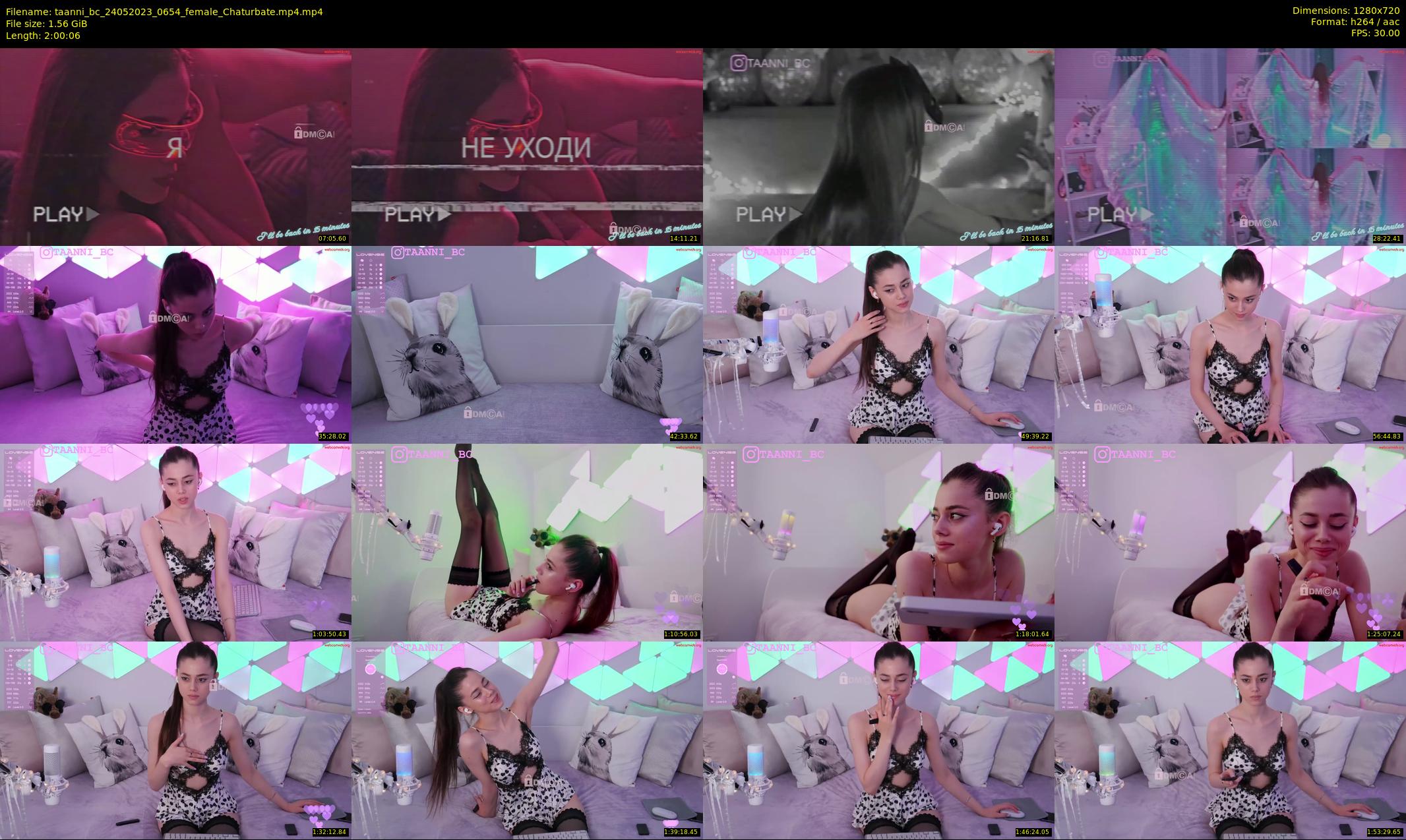 taanni_bc — 121 minute Chaturbate female cam show recording, 720p, May 24, 2023