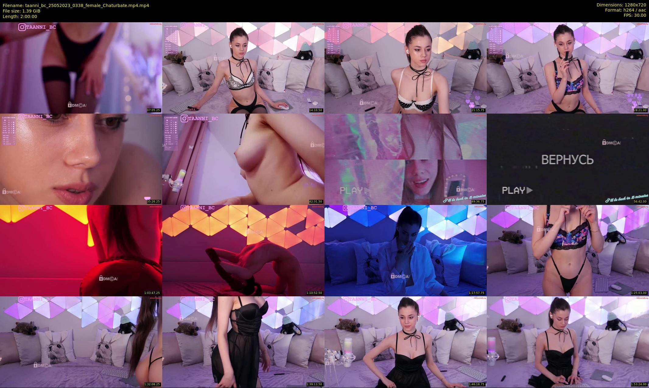 taanni_bc — 120 minute Chaturbate female cam show recording, 720p, May 25, 2023