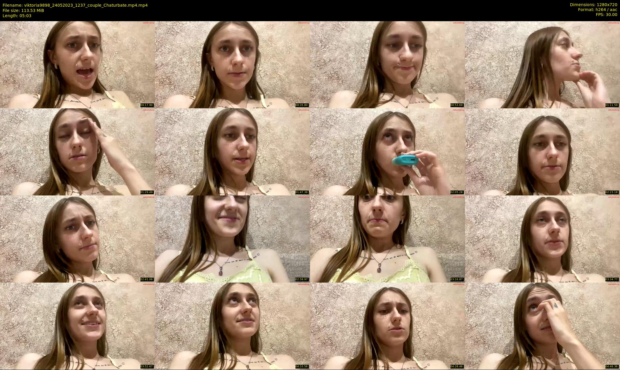 viktoria9898 — 6 minute Chaturbate couple cam show recording, 720p, May 24, 2023