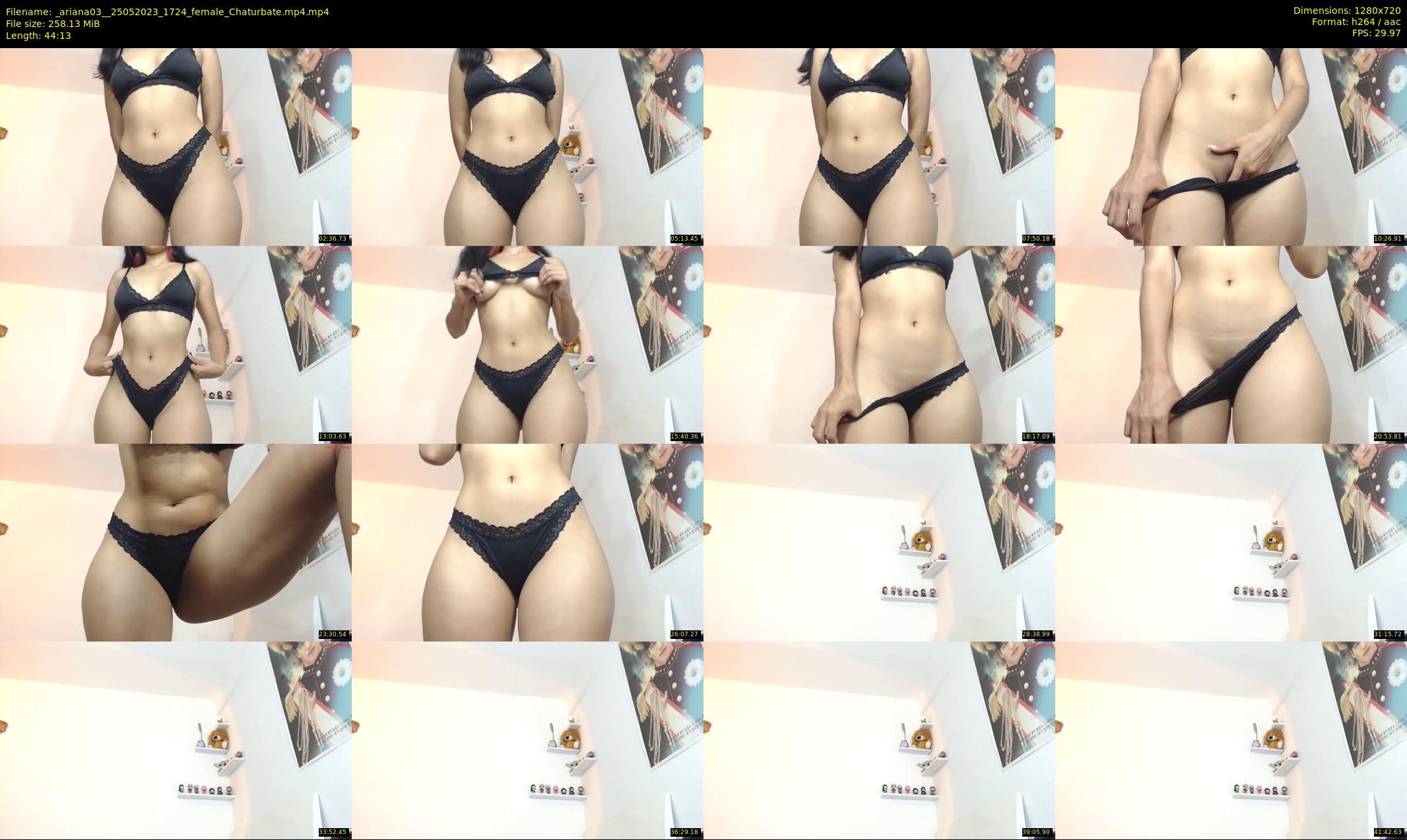 _ariana03_ — 45 minute Chaturbate female cam show recording, 720p, May 25, 2023