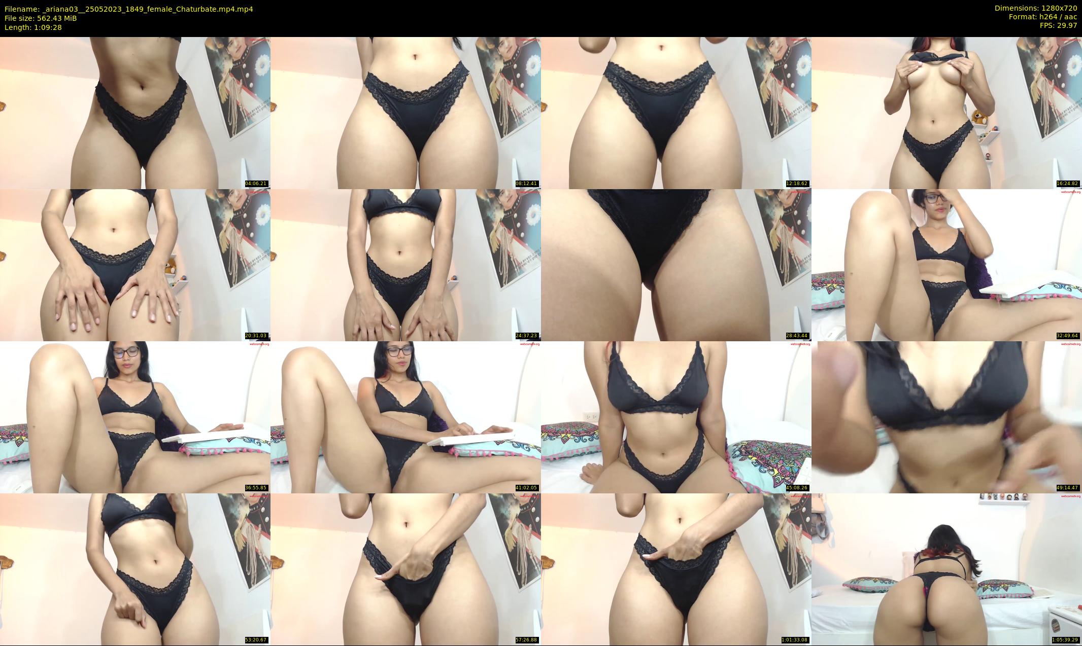 _ariana03_ — 70 minute Chaturbate female cam show recording, 720p, May 25, 2023