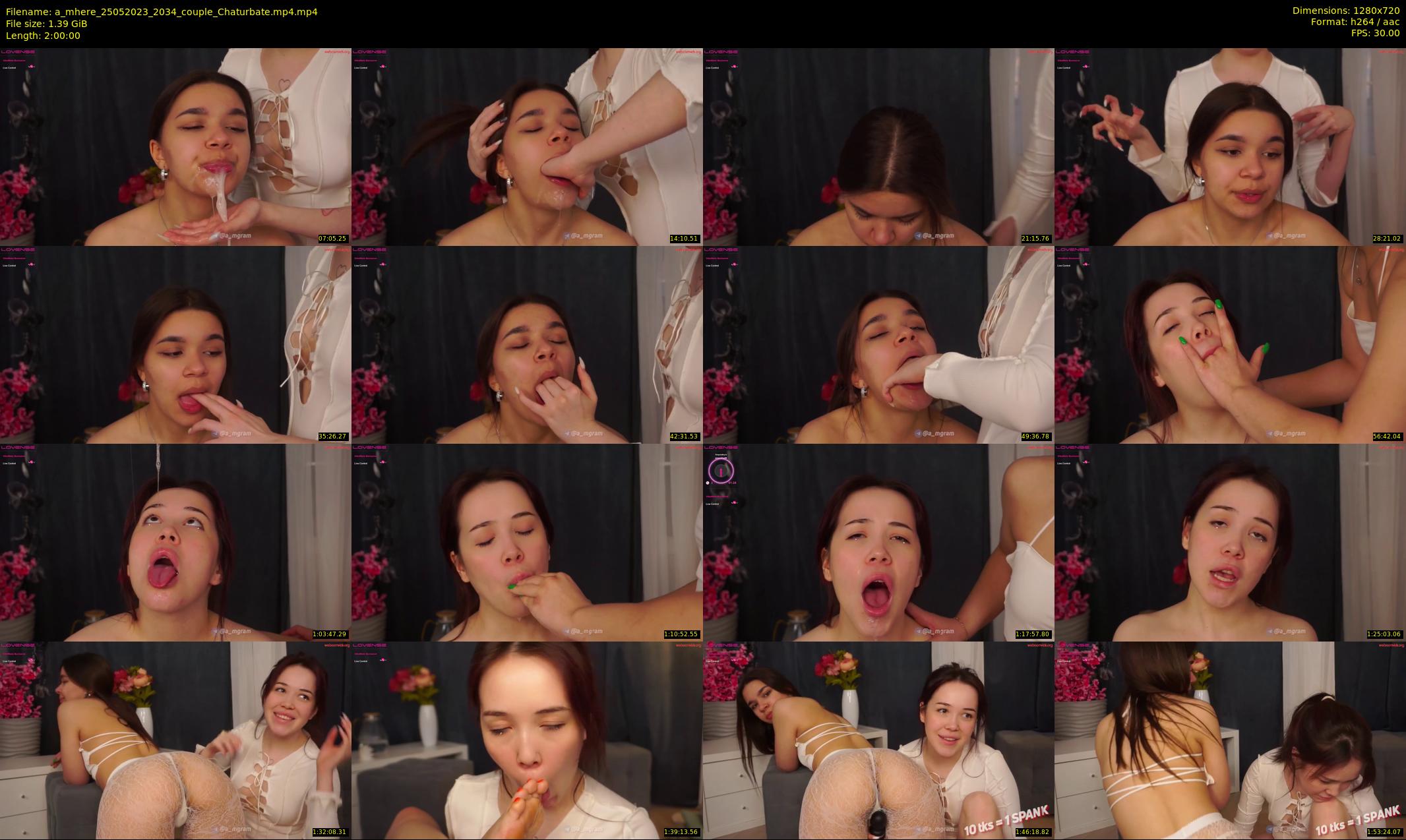 a_mhere — 120 minute Chaturbate couple cam show recording, 720p, May 25, 2023