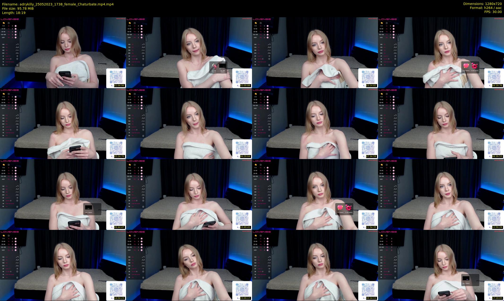 adrykilly — 19 minute Chaturbate female cam show recording, 720p, May 25, 2023