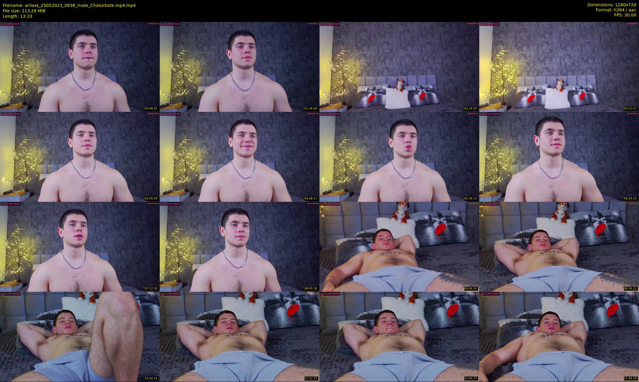 arilass — 14 minute Chaturbate male cam show recording, 720p, May 25, 2023
