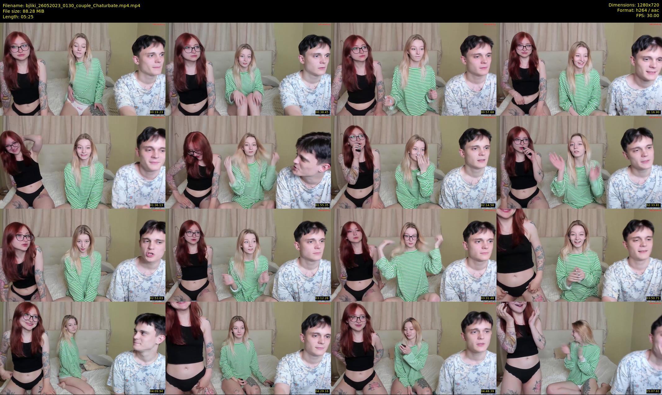 bjliki — 6 minute Chaturbate couple cam show recording, 720p, May 26, 2023