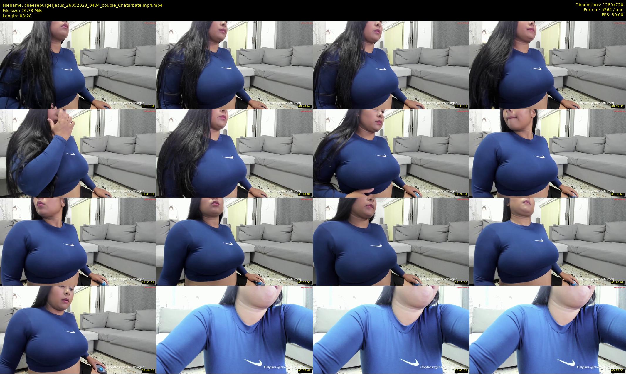 cheeseburgerjesus — 4 minute Chaturbate couple cam show recording, 720p, May 26, 2023