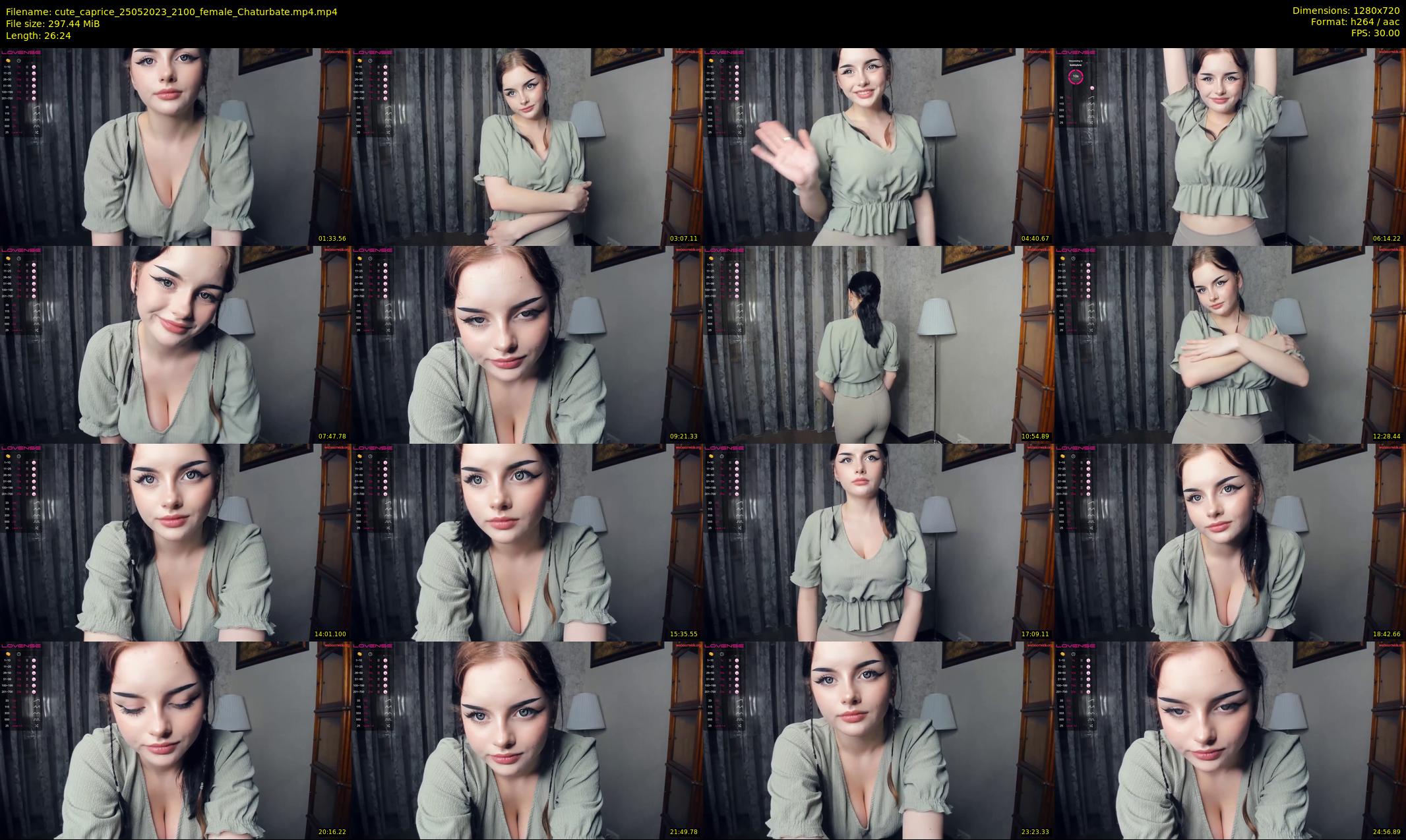 cute_caprice — 27 minute Chaturbate female cam show recording, 720p, May 25, 2023