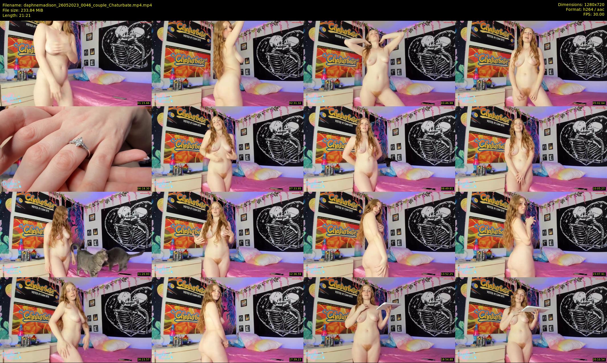 daphnemadison — 22 minute Chaturbate couple cam show recording, 720p, May 26, 2023