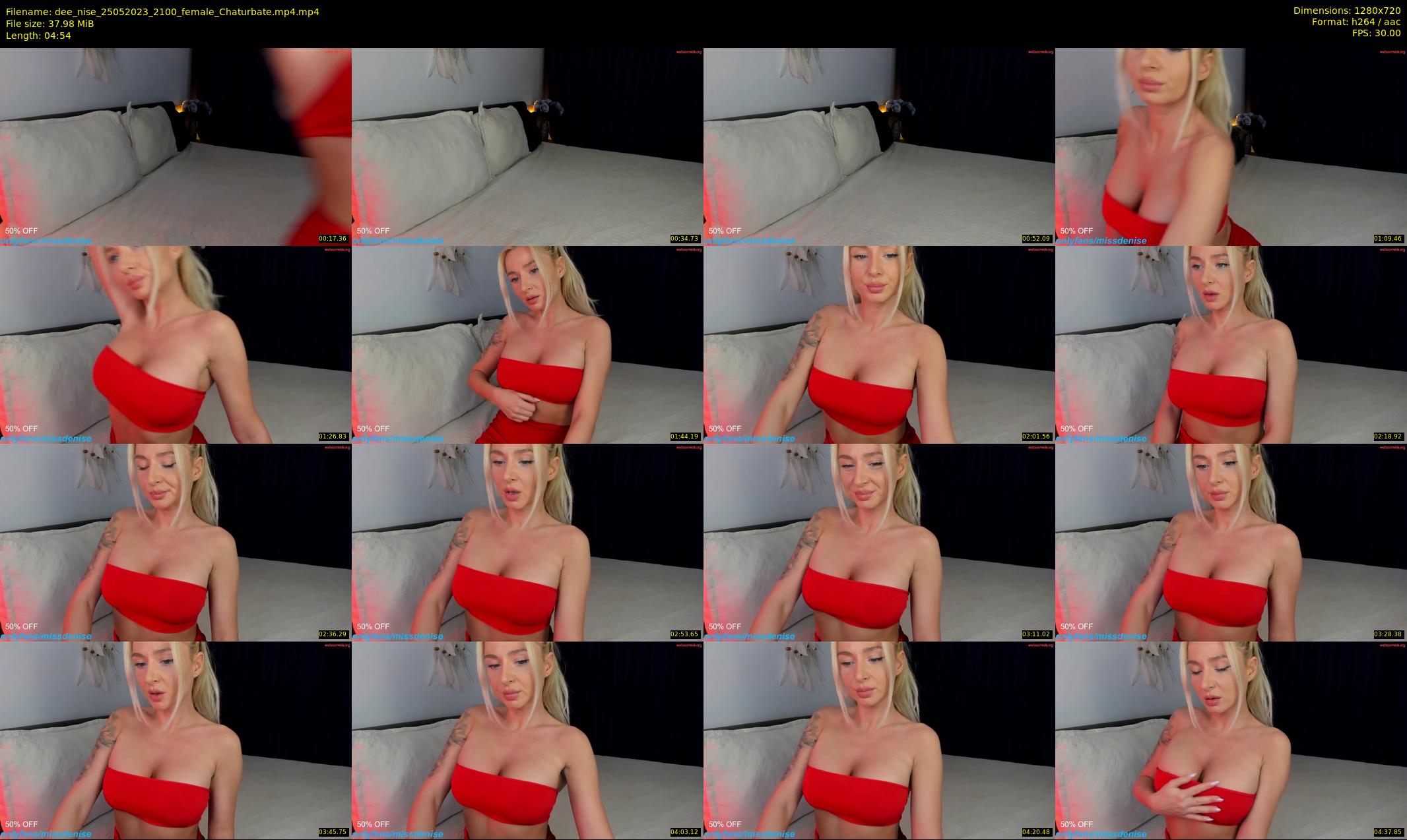 dee_nise — 5 minute Chaturbate female cam show recording, 720p, May 25, 2023
