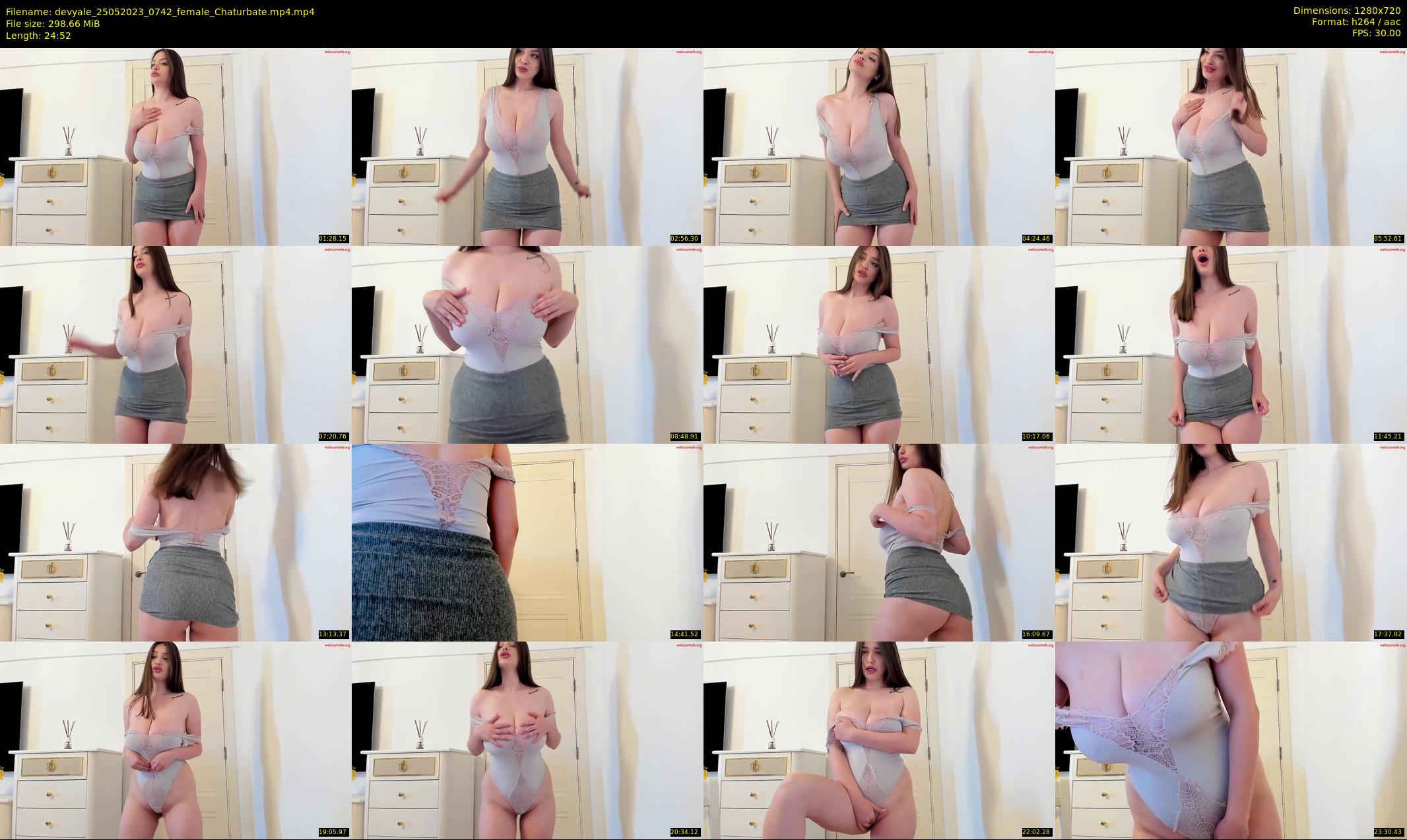 devyale — 25 minute Chaturbate female cam show recording, 720p, May 25, 2023