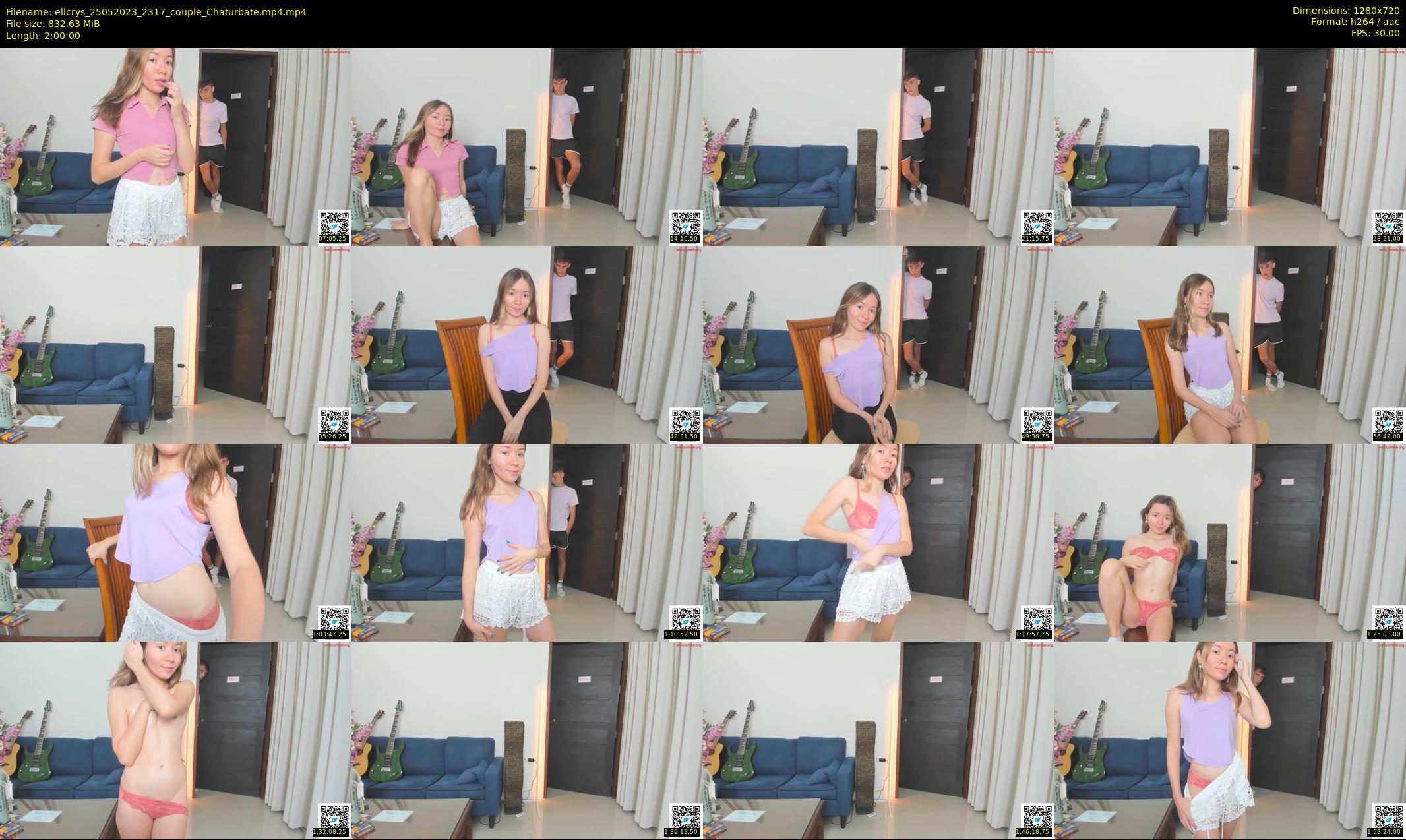 ellcrys — 120 minute Chaturbate couple cam show recording, 720p, May 25, 2023