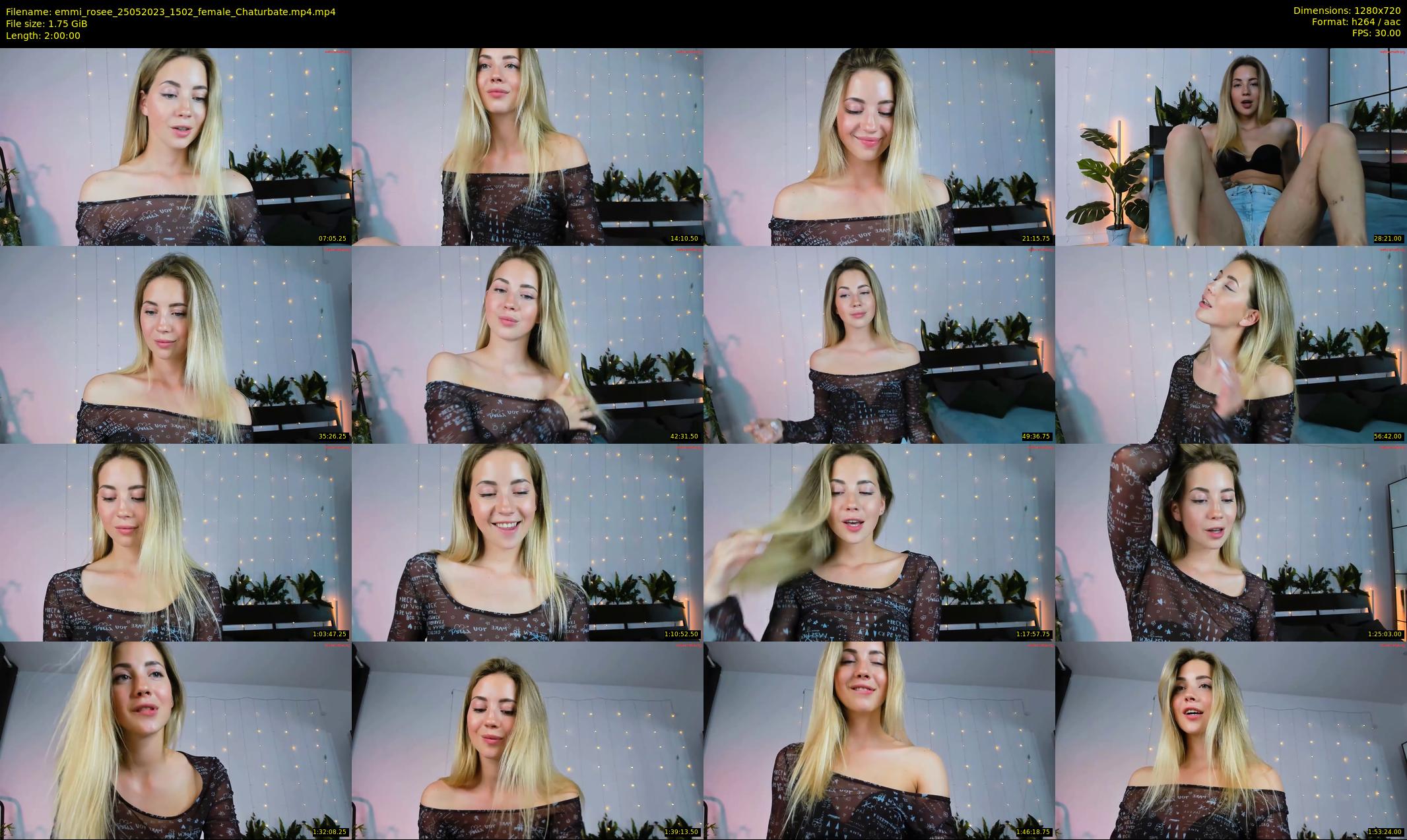 emmi_rosee — 120 minute Chaturbate female cam show recording, 720p, May 25, 2023