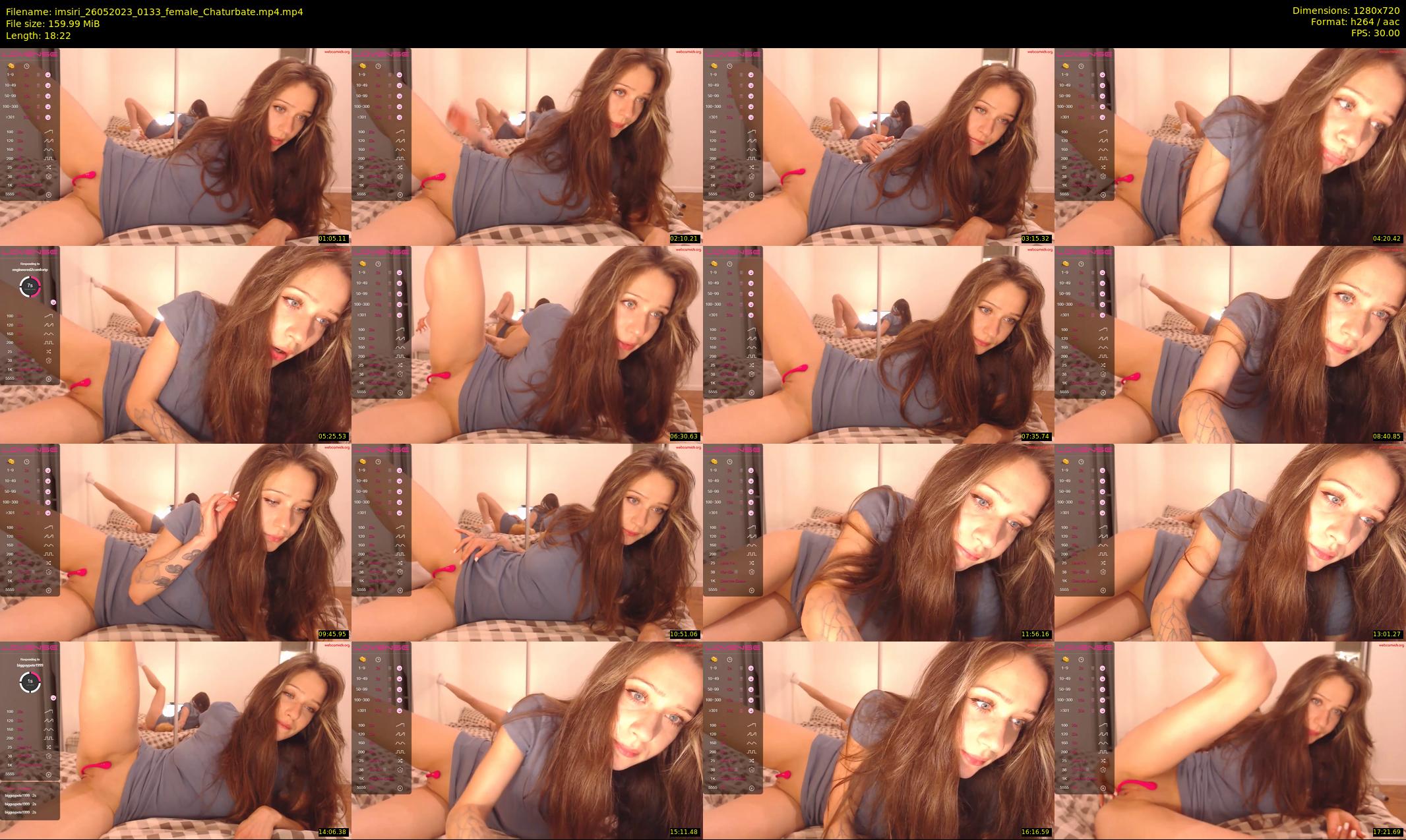 imsiri — 19 minute Chaturbate female cam show recording, 720p, May 26, 2023