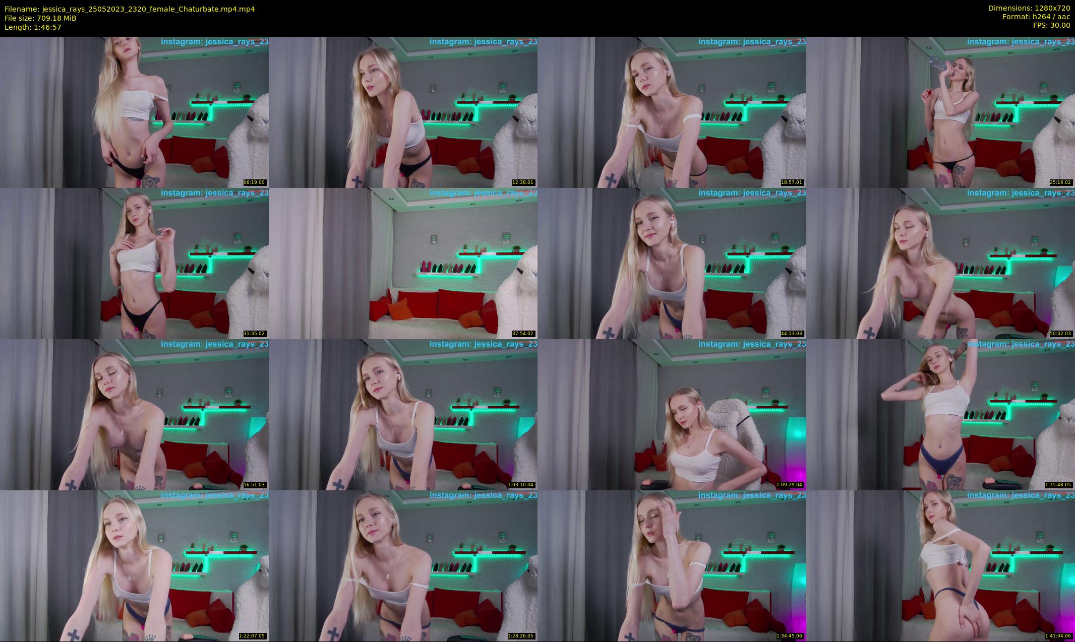 jessica_rays — 107 minute Chaturbate couple cam show recording, 720p, May 25, 2023