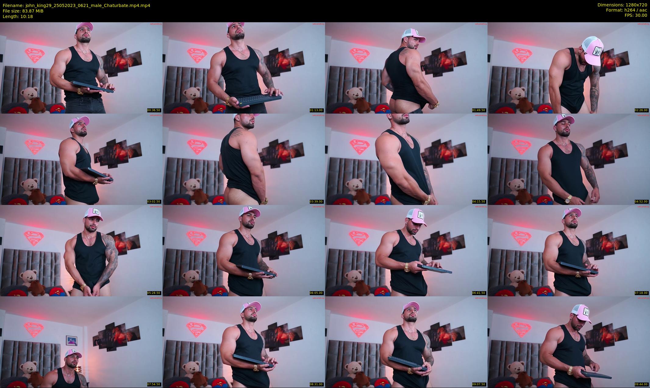 john_king29 — 11 minute Chaturbate male cam show recording, 720p, May 25, 2023