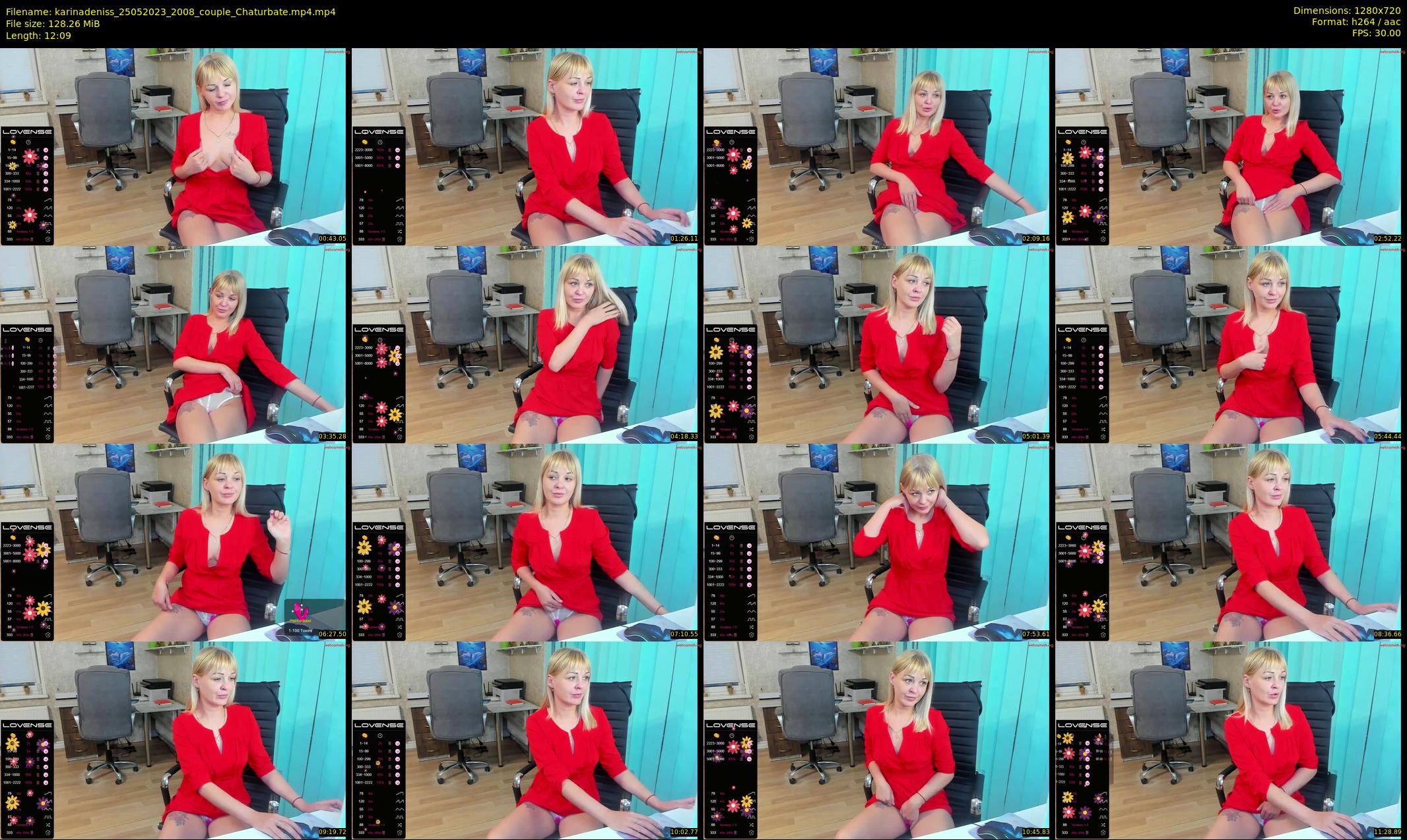 karinadeniss — 13 minute Chaturbate couple cam show recording, 720p, May 25, 2023