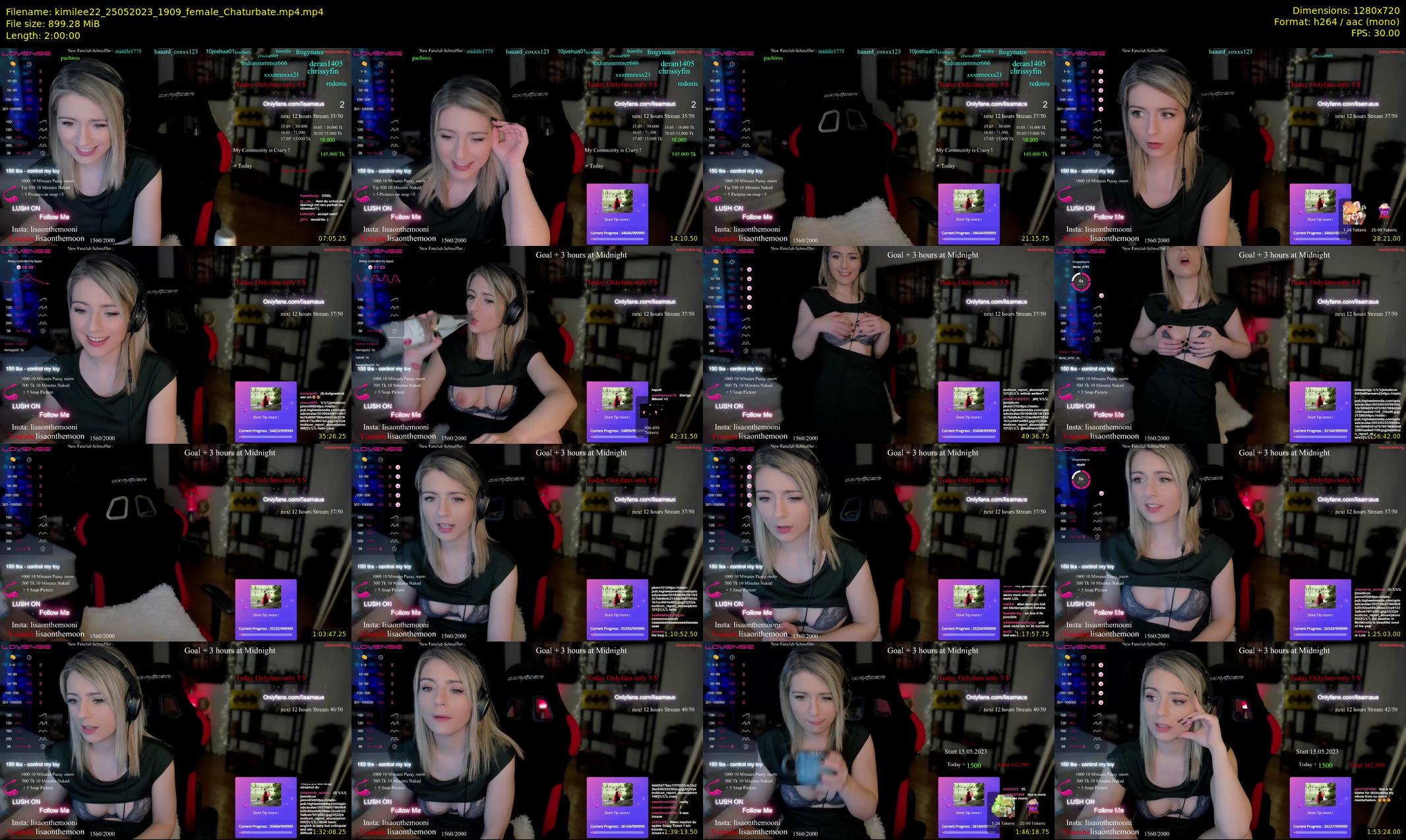 kimilee22 — 120 minute Chaturbate female cam show recording, 720p, May 25, 2023