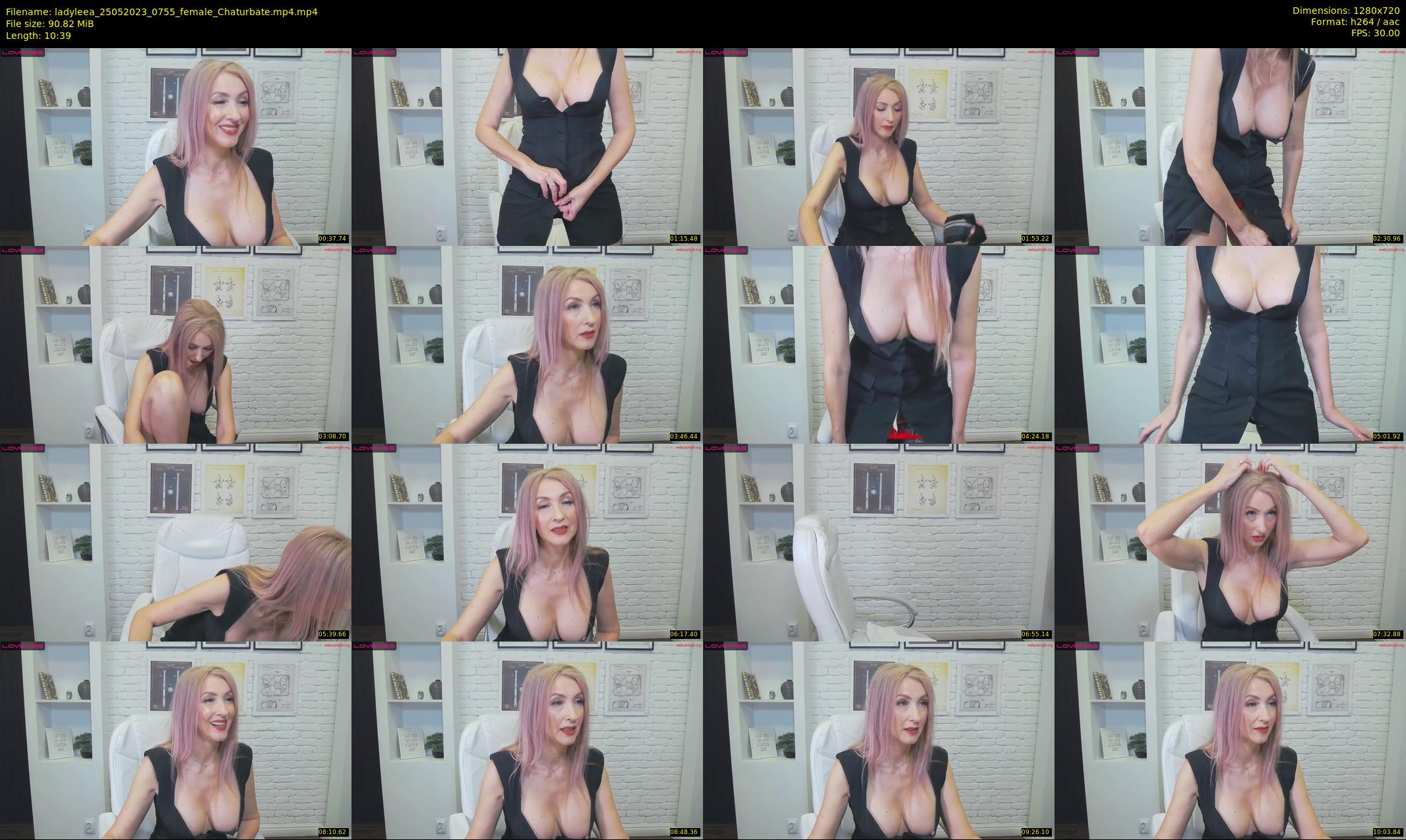 ladyleea — 11 minute Chaturbate female cam show recording, 720p, May 25, 2023