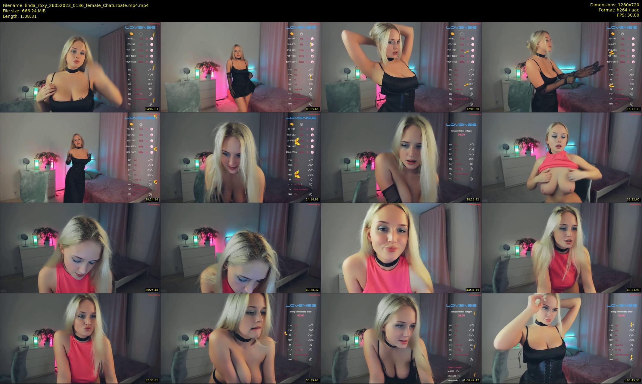 linda_roxy — 69 minute Chaturbate female cam show recording, 720p, May 26, 2023